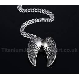 Men's Titanium Pendant Angel Wings PN-500