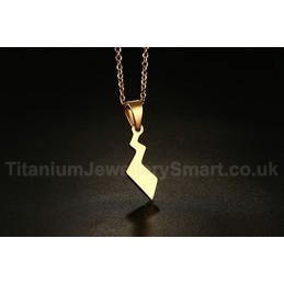 Unisex Titanium Pendant 25.5 cm Pikachu Tail PN-599