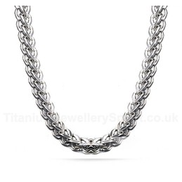 Men's Titanium Necklace Square NC-082