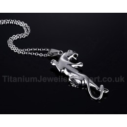 Unisex Titanium Pendant Cheetah PN-494