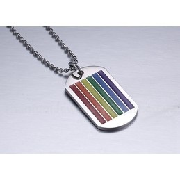 Unisex Titanium Pendant Rainbow Multicolor P PN-003