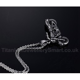 Men's Titanium Pendant Motorcycle PN-465