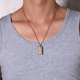 Men's Titanium Pendant Openable PN-1001