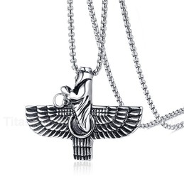 Men's Titanium Pendant Wings Flying PN-844S