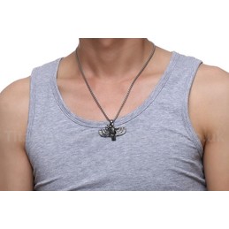 Men's Titanium Pendant Wings Flying PN-844S