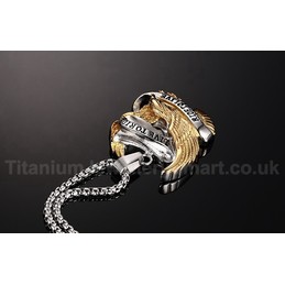 Men's Titanium Pendant Punk Rock Eagles PN-158