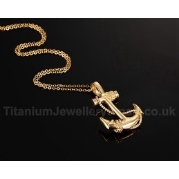 Men's Titanium Pendant Anchor Anchor PN-461