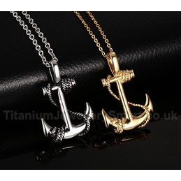 Men's Titanium Pendant Anchor Anchor PN-461