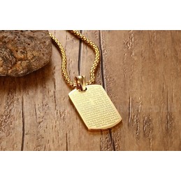 Men's Titanium Pendant 30 mm Two PN-603