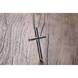 Men's Titanium Pendant 45 mm Cross PN-620