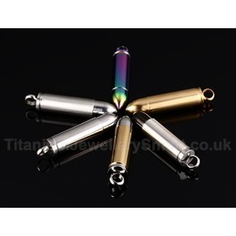 Men's Titanium Pendant Bullet PN-027GG