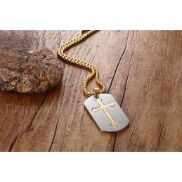 Men's Titanium Pendant 45 mm Cross PN-624