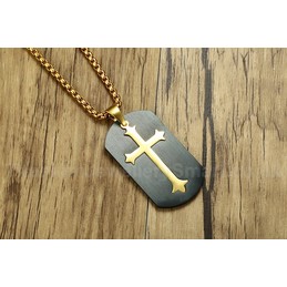 Men's Titanium Pendant 45 mm Cross PN-624