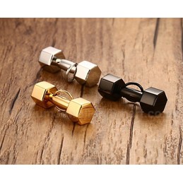 Men's Titanium Pendant Dumbbell Sport PN-558