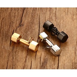 Men's Titanium Pendant Dumbbell Sport PN-558