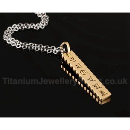 Men's Titanium Pendant Hollow PN-390