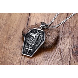 Men's Titanium Pendant Anubis The Ankh PN-781S