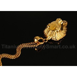 Men's Titanium Pendant Punk Lion PN-552