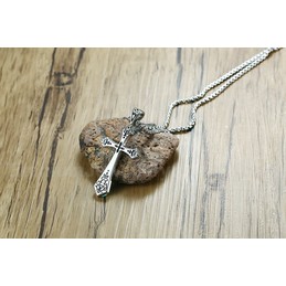 Men's Titanium Pendant Cross PN886S