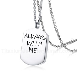 Unisex Titanium Pendant Openable PN-964