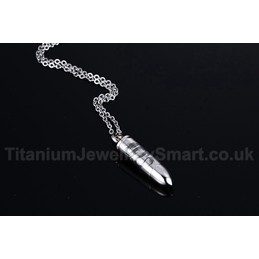 Men's Titanium Pendant Bullet PN-456