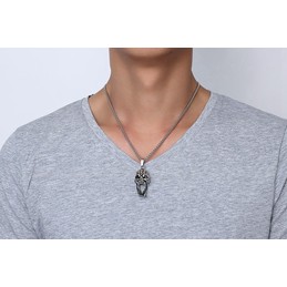 Men's Titanium Pendant Punk Skull 43 mm PN-182