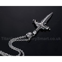 Unisex Titanium Pendant Sword PN-516