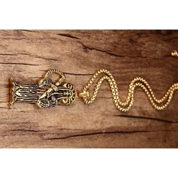 Men's Titanium Pendant Skull Scythe Death PN-194