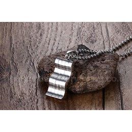 Unisex Titanium Pendant Multi Colours Crystal