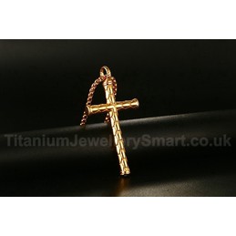 Men's Titanium Pendant 63 mm Chinese Dragon Cross PN-622