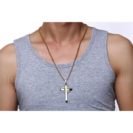 Men's Titanium Pendant 56 mm Cross PN-900