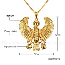 Men's Titanium Pendant 70 mm Horus PN-676