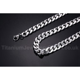 Men's Titanium Necklace 9.5 mm NC-166