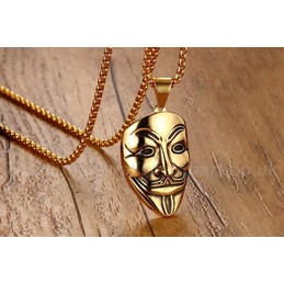 Men's Titanium Pendant 41 mm Mask PN-707