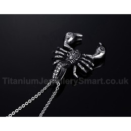 Men's Titanium Pendant Scorpion Punk PN-513