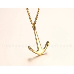 Men's Titanium Pendant Anchor PN-557