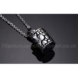 Unisex Titanium Pendant Crown PN-286