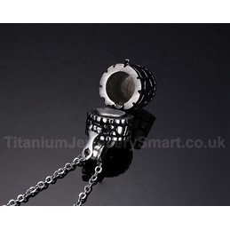 Unisex Titanium Pendant Crown PN-286