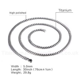 Unisex Titanium Necklace NC-141S