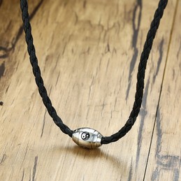Men's Titanium Pendant Bagua Black PN-931
