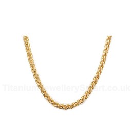 Men's Titanium Necklace 8 mm Width NC-157