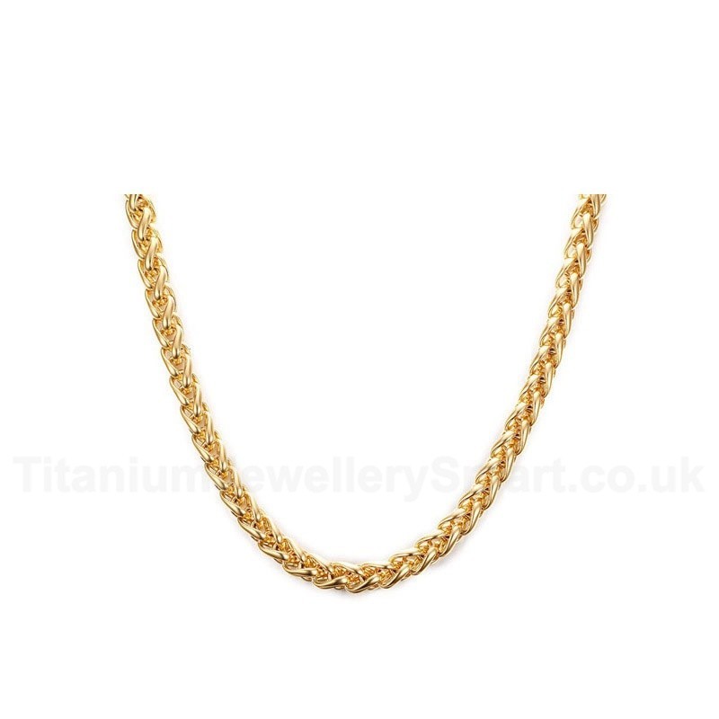 Men's Titanium Necklace 8 mm Width NC-157