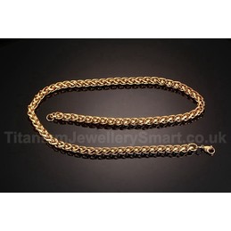 Men's Titanium Necklace 8 mm Width NC-157