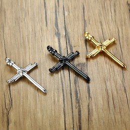 Men's Titanium Pendant Multi Colours Nail Cross PN-1107