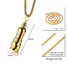Men's Titanium Pendant 46 mm Openable PN-875G