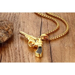 Men's Titanium Pendant Revolver PN-771