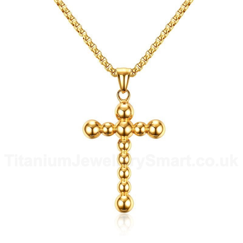Men's Titanium Pendant Cross PN-677