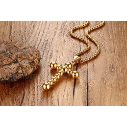 Men's Titanium Pendant Cross PN-677
