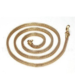 Unisex Titanium Necklace 24 Inch Mesh NC-071