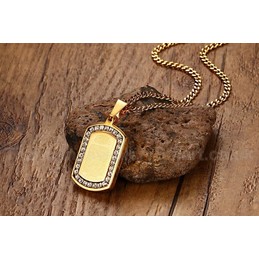 Men's Titanium Pendant Qur'an 32.3 mm PN-636G